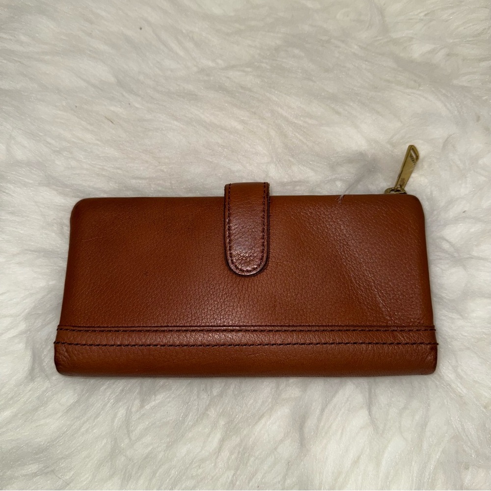 Fossil Brown Leather Wallet